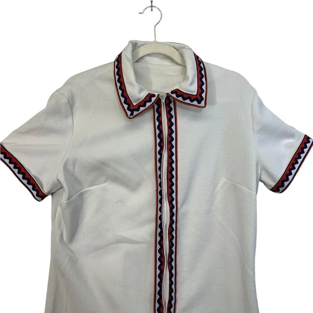 Vintage Montgomery Ward union made Dress Women’s polyester 1960's 1970's large - Picture 3 of 14